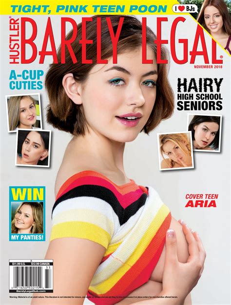 Barely Legal is published 13 times per year by Larry Flynt Publications, and is sometimes marketed as Hustler Barely Legal. . Porn magazine archive